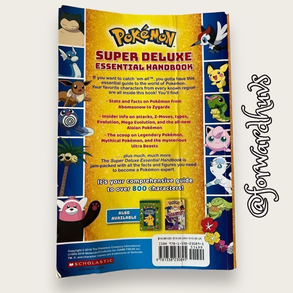 Pokémon Super Deluxe Essential Handbook | Worn with Damage - Picture 2 of 13
